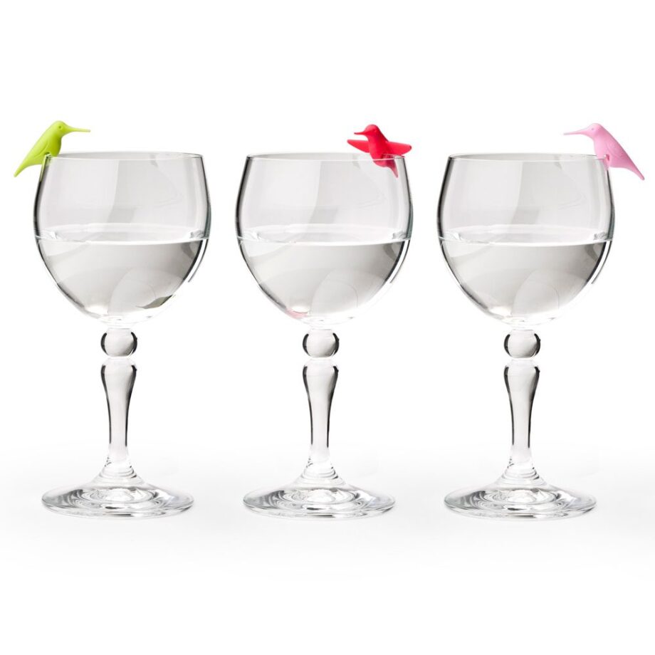 Kolibrie glasmarkeerders (set van 6)