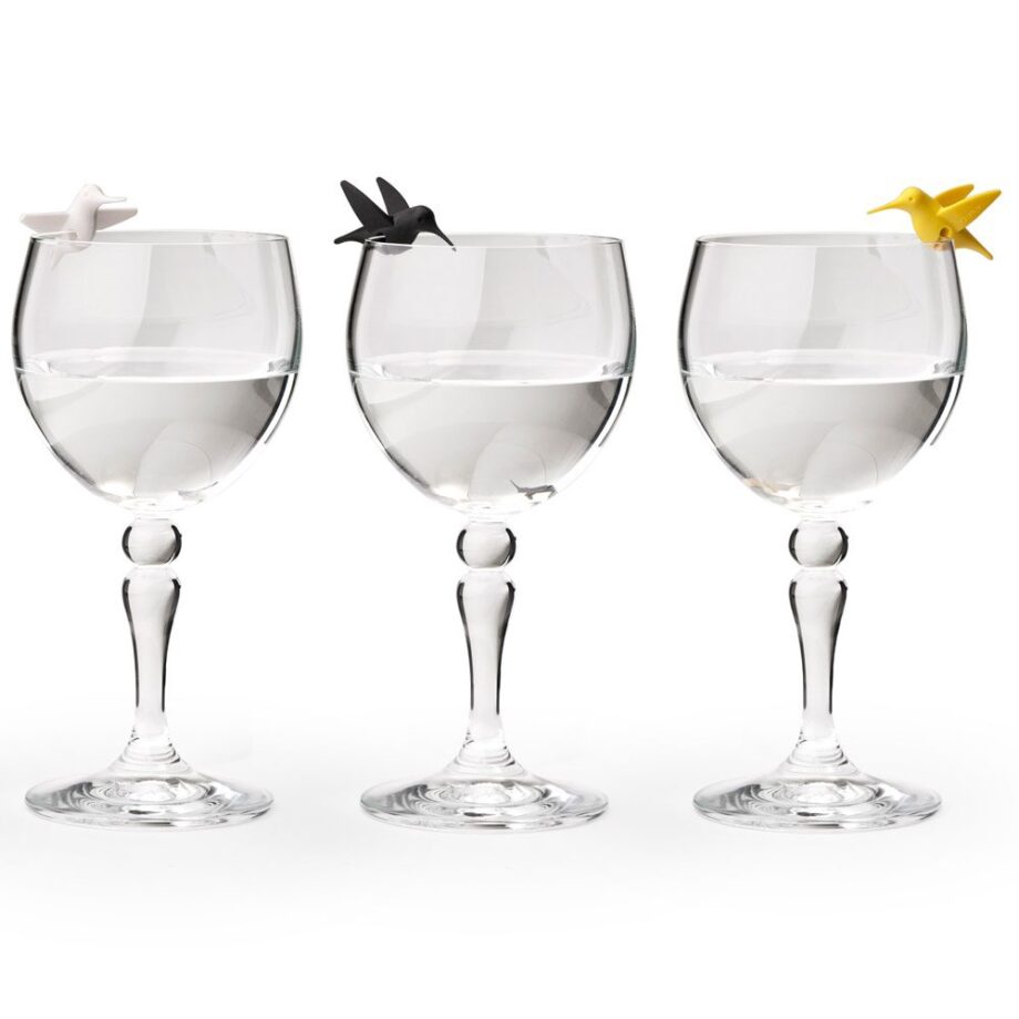 Kolibrie glasmarkeerders (set van 6)