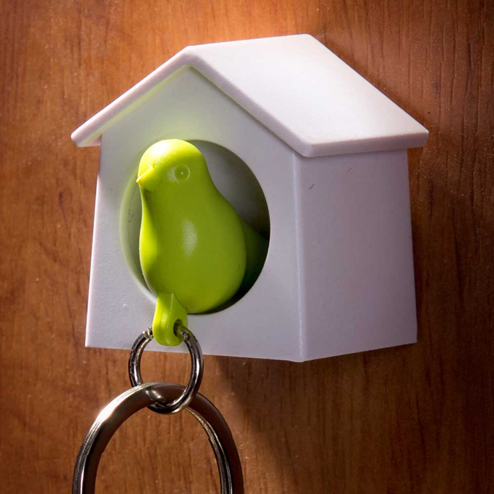 Mini Sparrow Sleutelhanger - Groen