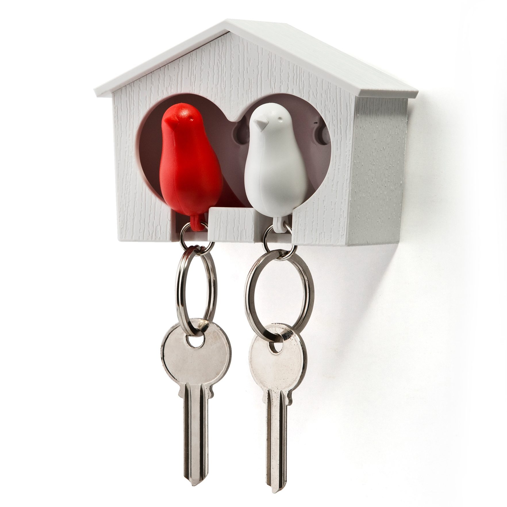 Qualy Sparrow Duo Sleutelhanger - Rood