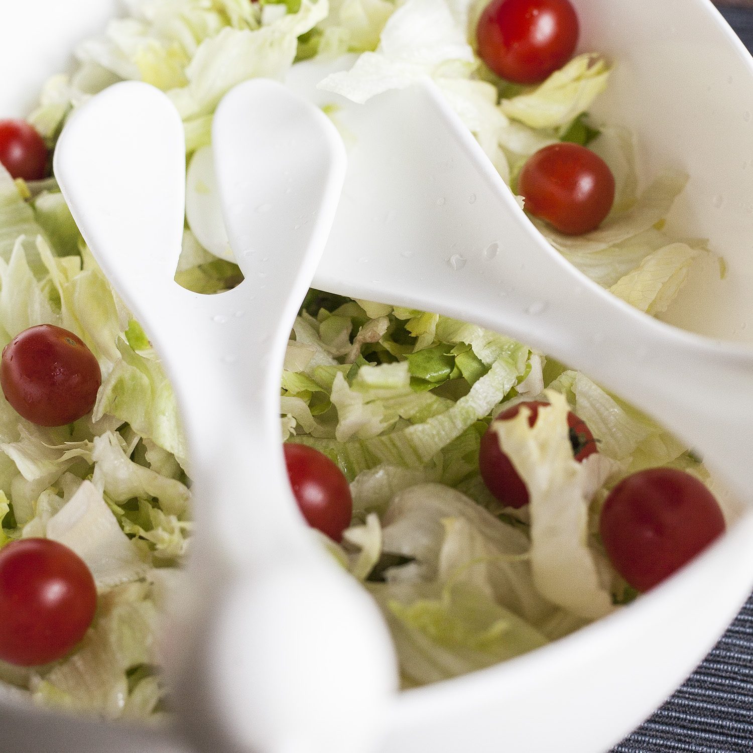 Sparrow slaschaal en bestek