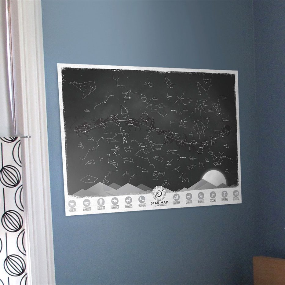 Star Map Sterrenhemel