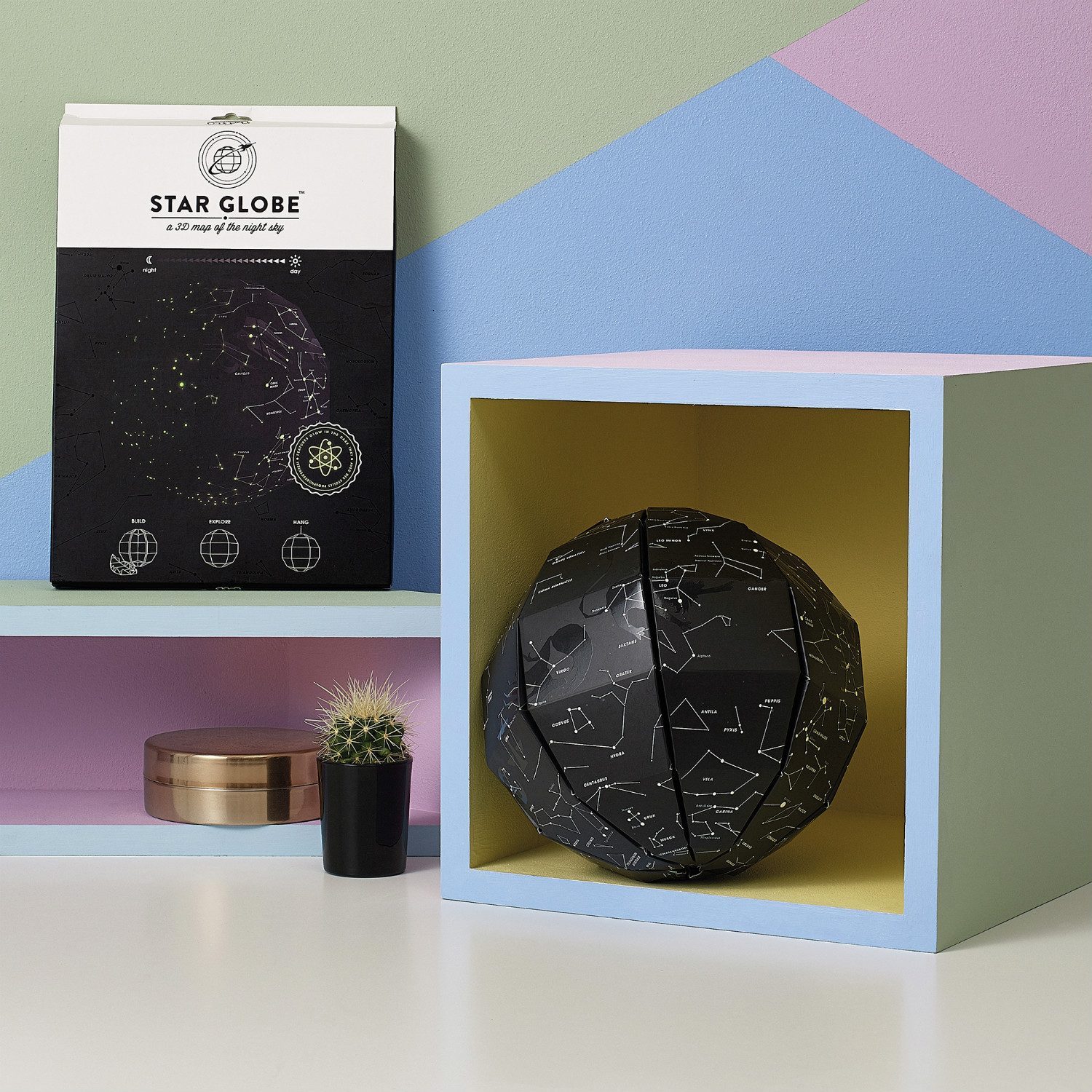 Luckies Glow in the Dark Sterrenhemel wereldbol