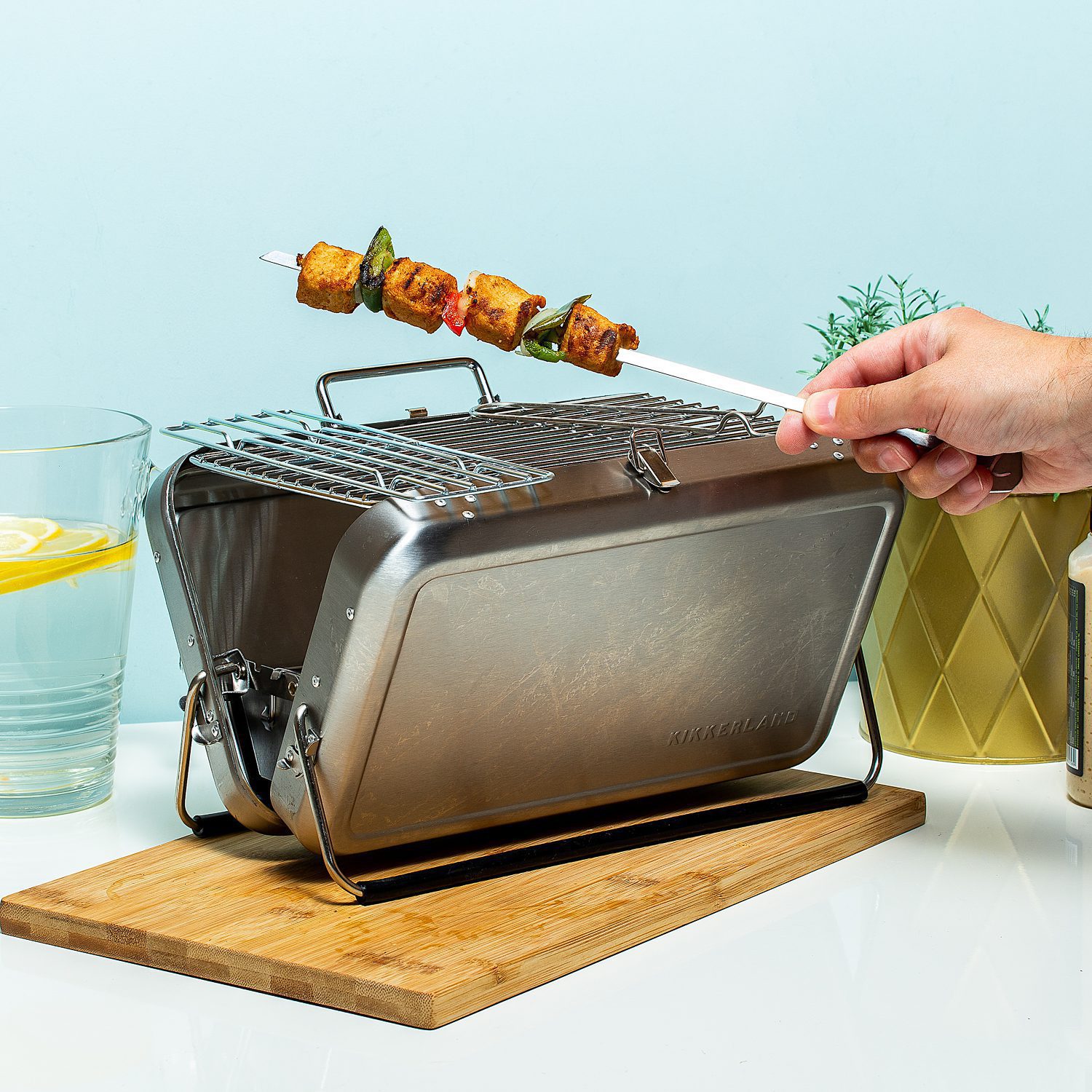 Bbq Koffer - Zilver Bbq Koffer - Zilver
