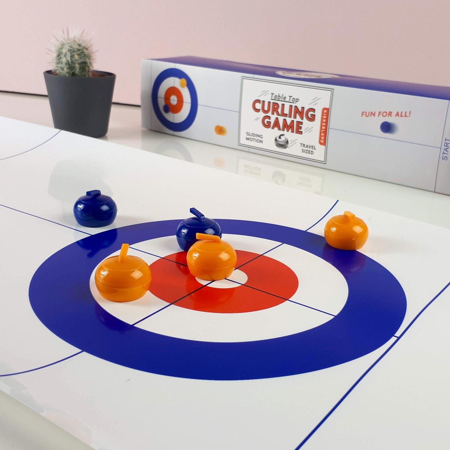 Kikkerland Curling Game voor op tafel