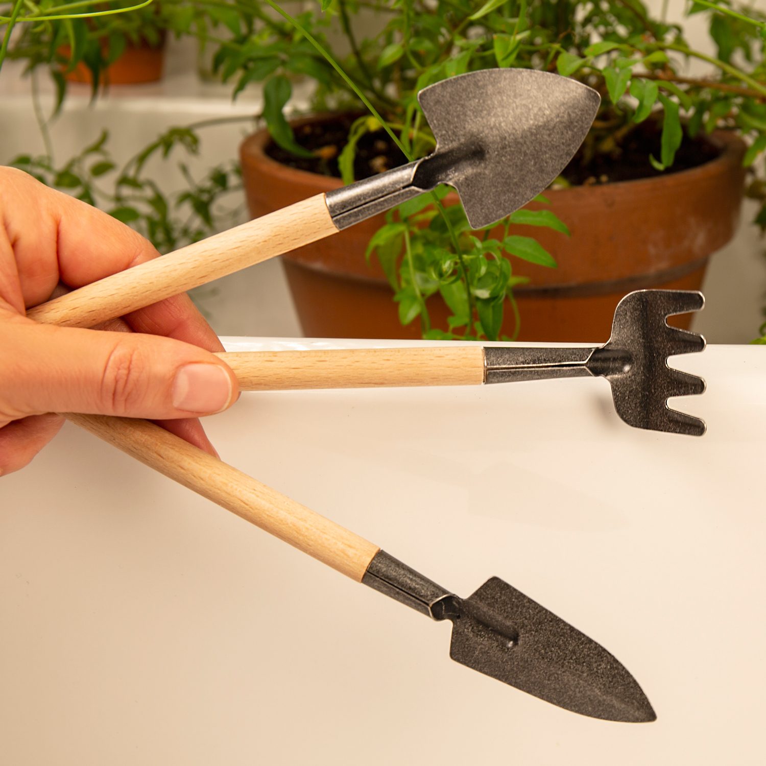 Kikkerland Mini Tuingereedschap (set Van 3)