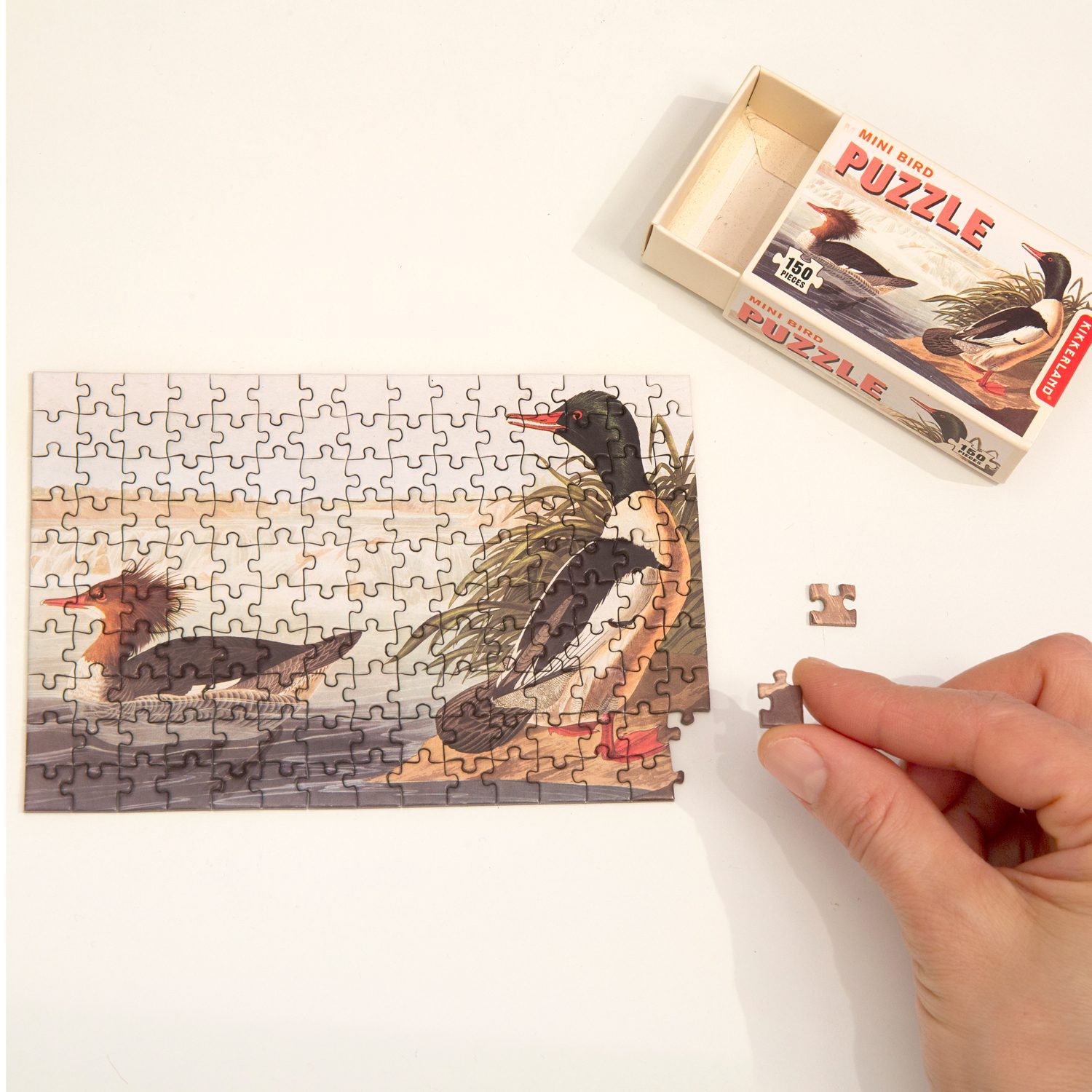 Vogels Mini Puzzel 150 Stukjes Van Kikkerland Vogels Mini Puzzel 150 Stukjes Van Kikkerland