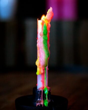 Druipkaars (set Van 2) - Regenboog