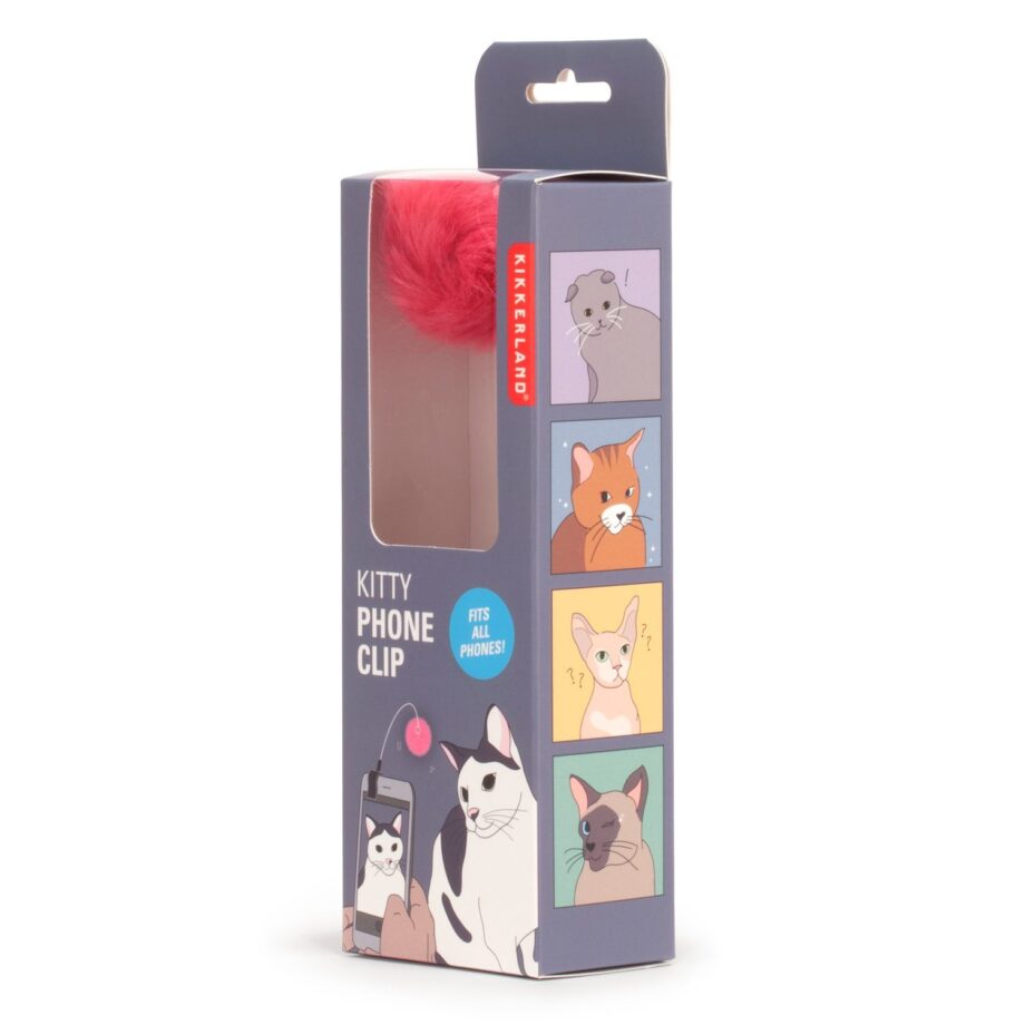 Kitty phone clip