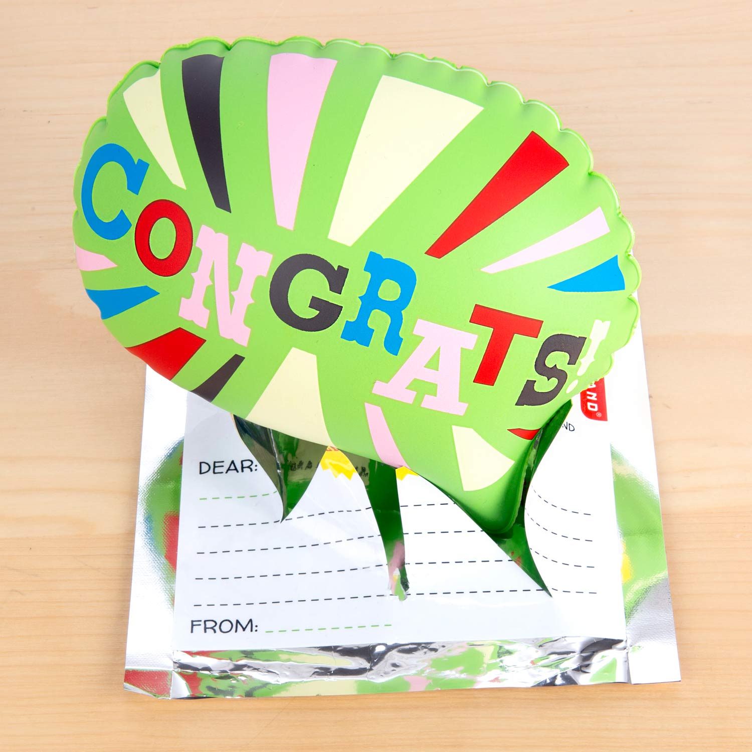 Pop Up Ballon - Congrats