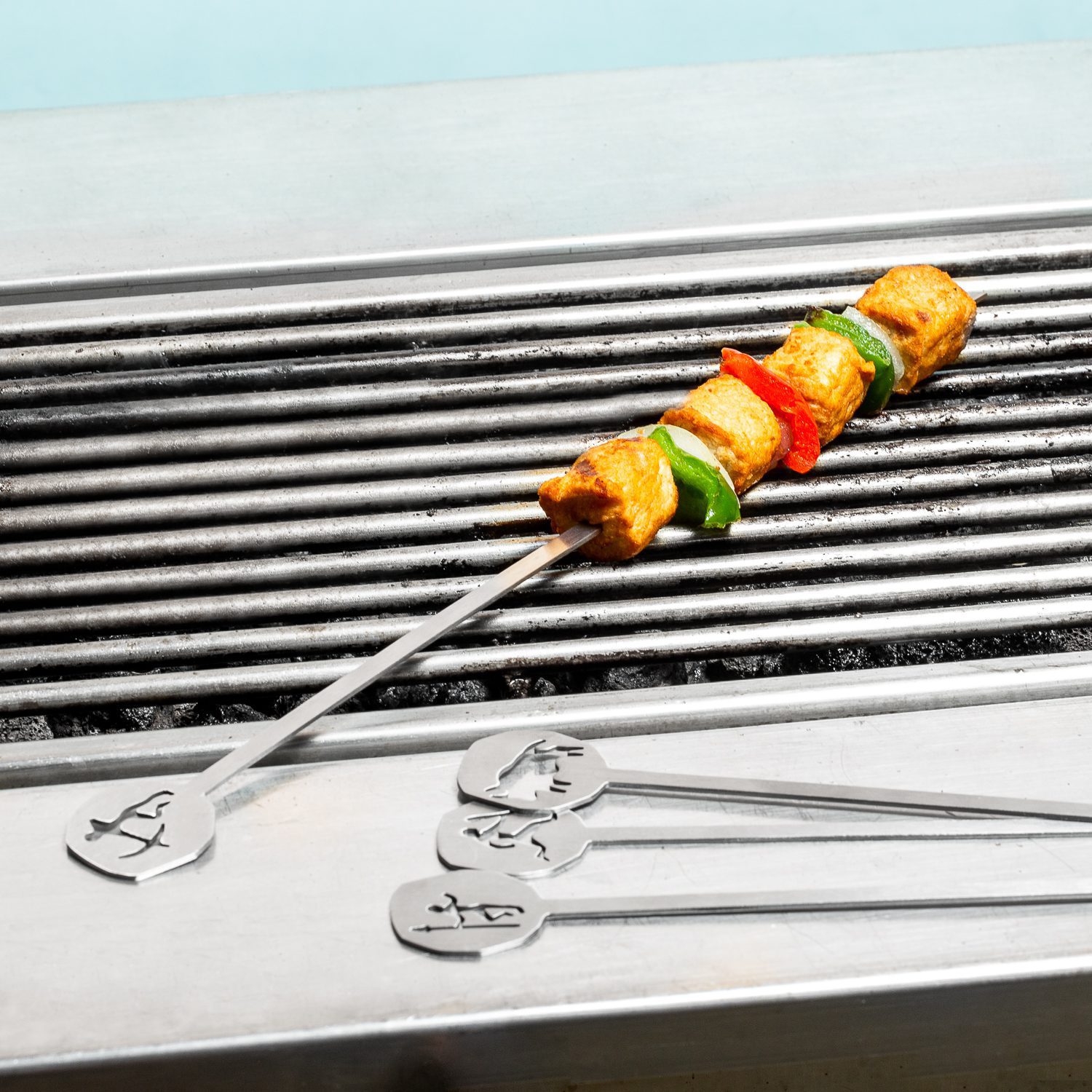 Stone Age Bbq Spiezen (Set Van 4) Stone Age Bbq Spiezen (Set Van 4)