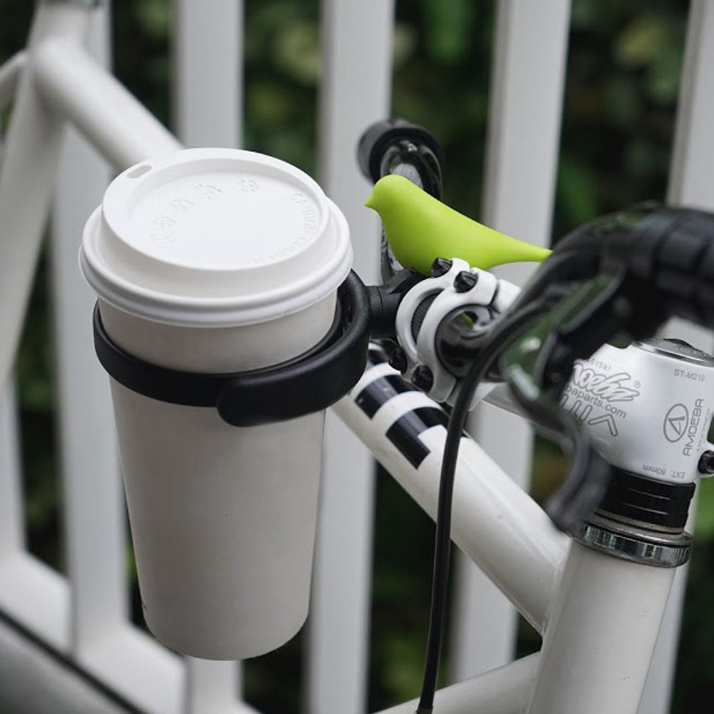 Qualy Fietsbekerhouder Met Vogel - Groen