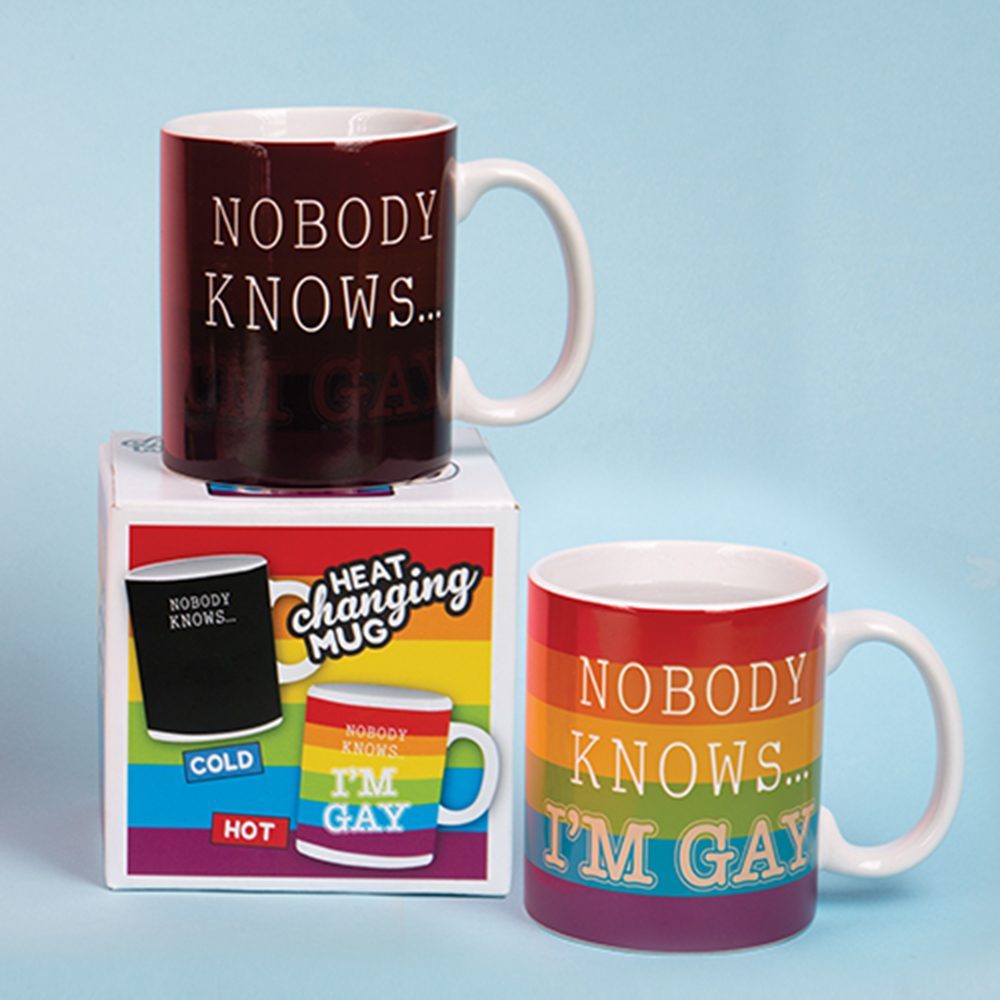 Fizz Warmtegevoelige mok Nobody Knows I'm Gay