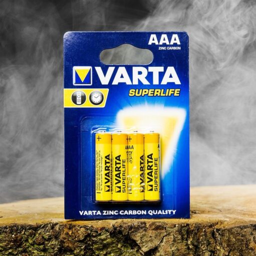 Varta Superlife AAA-battrijen in blister verpakking