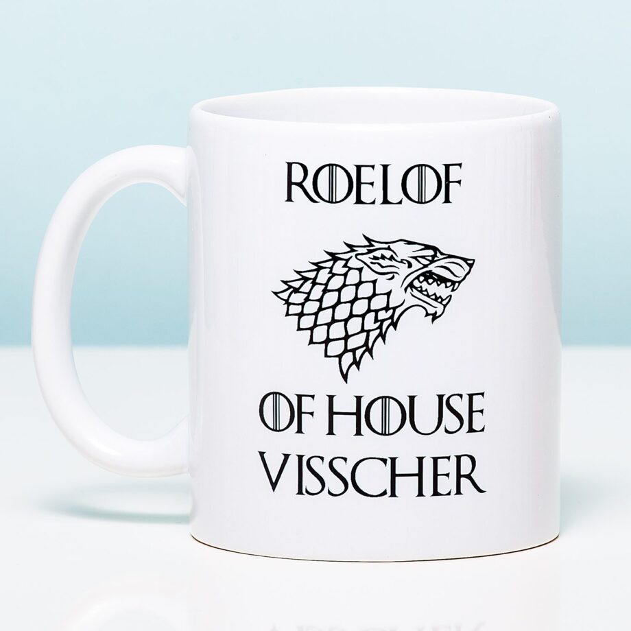 Gepersonaliseerde Mok Game Of Thrones House Of