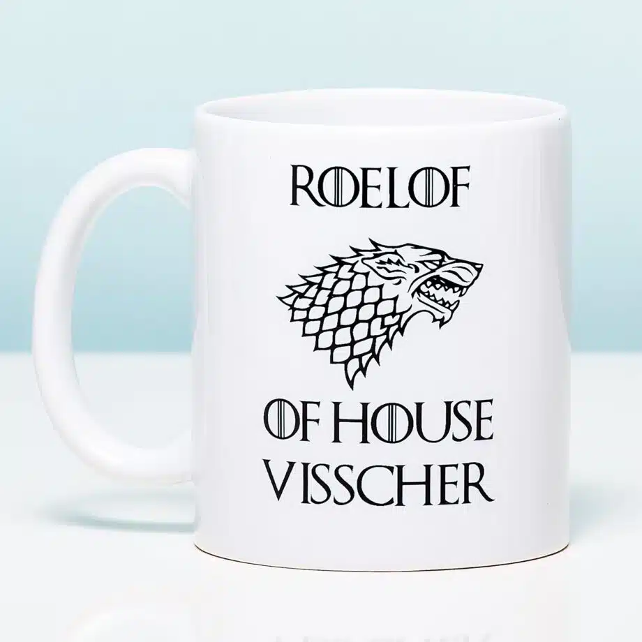 Gepersonaliseerde Mok Game Of Thrones House Of