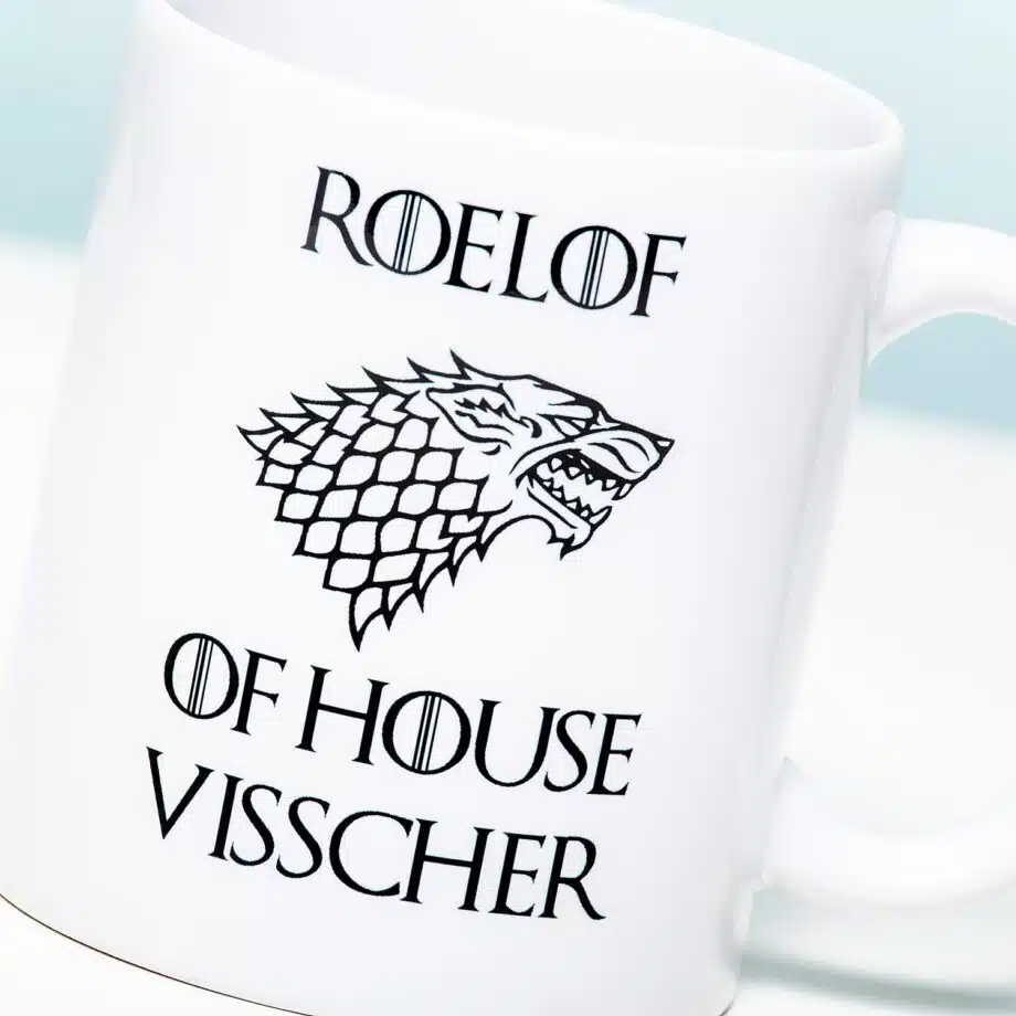 Gepersonaliseerde Mok Game Of Thrones House Of