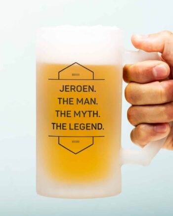 Gepersonaliseerde Bierpul The Man The Myth The Legend