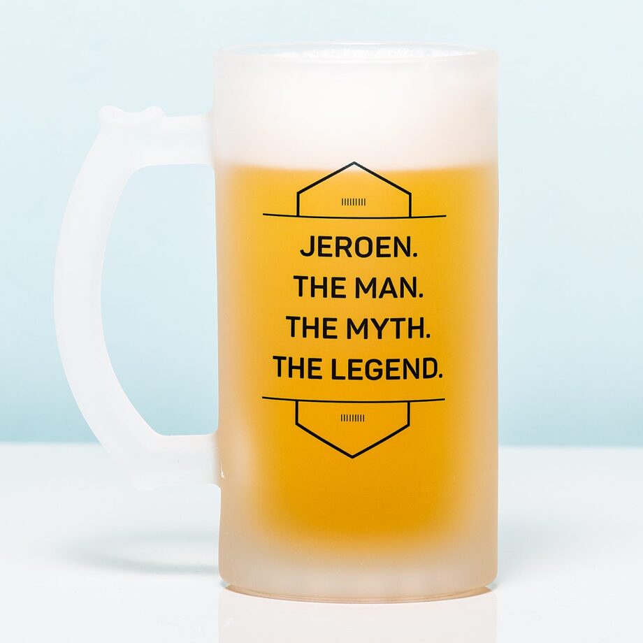 Gepersonaliseerde Bierpul The Man The Myth The Legend