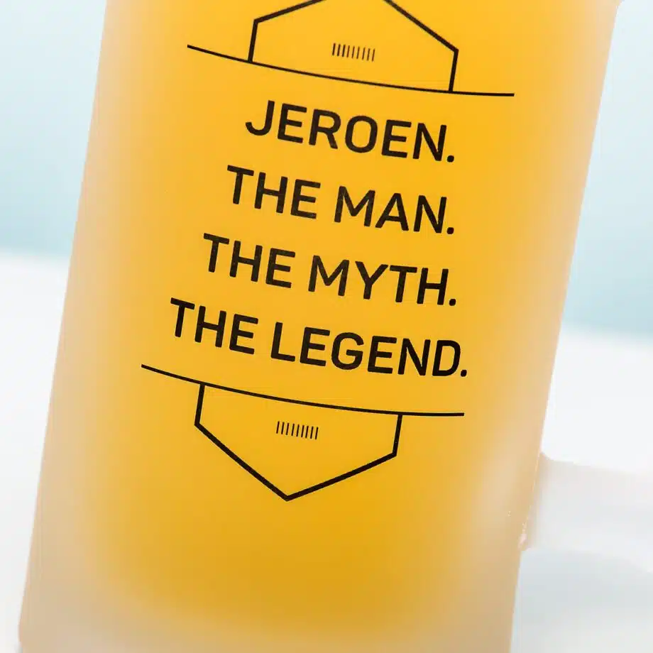 Gepersonaliseerde Bierpul The Man The Myth The Legend
