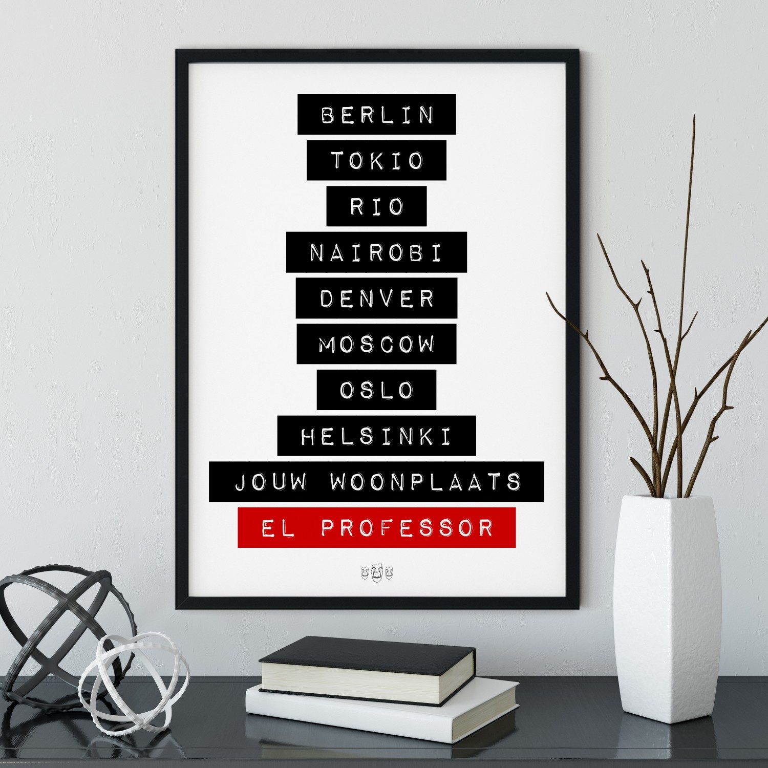 Gepersonaliseerde poster La Casa de Papel