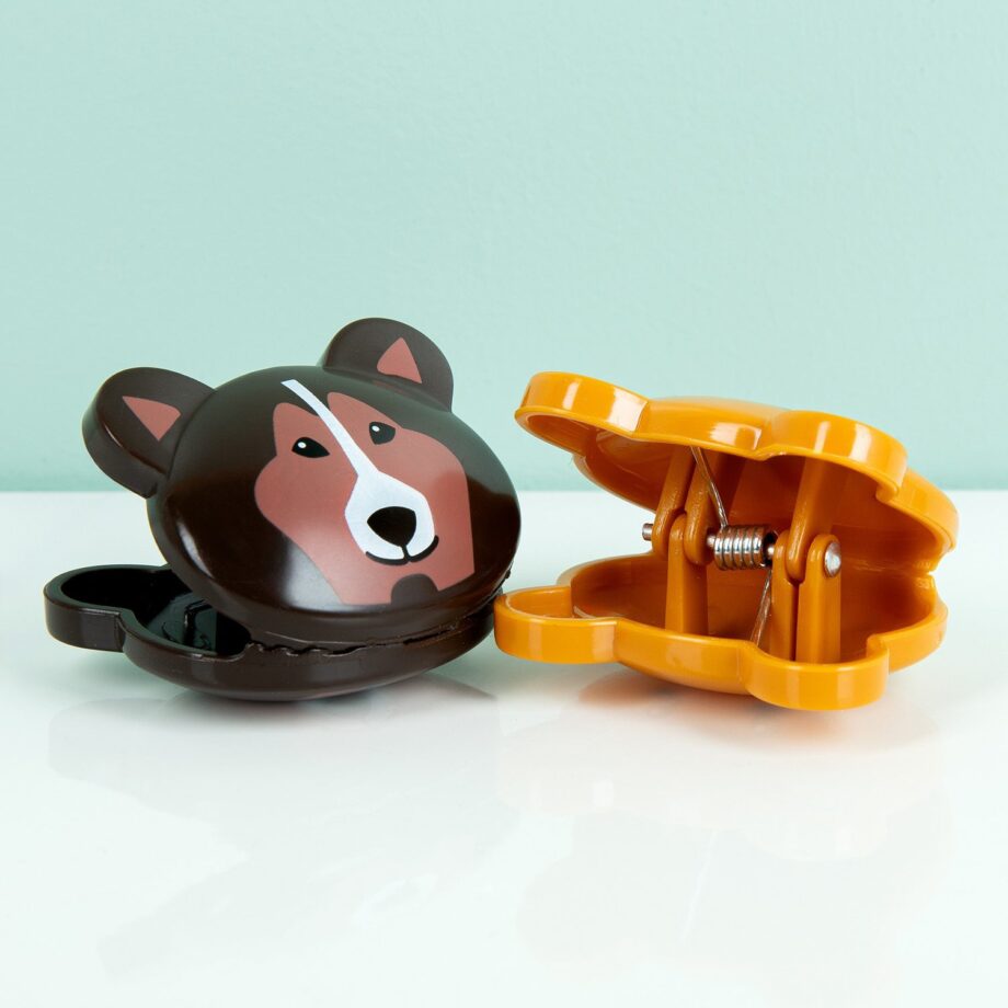 Hond bag clips (set van 6)