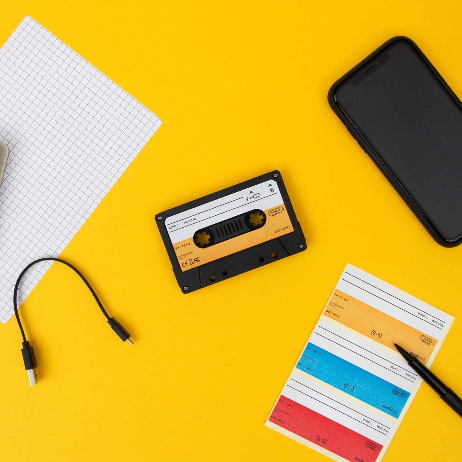 Suck UK Cassettebandje Bluetooth Speaker