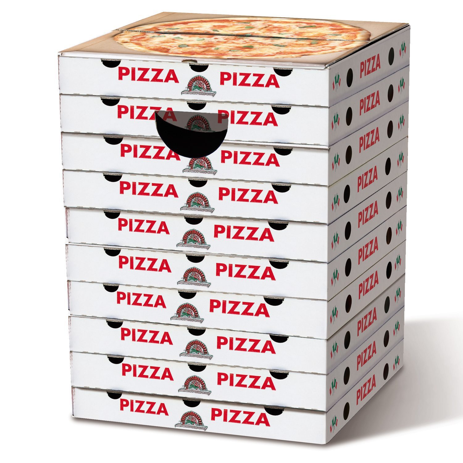 Kartonnen Kruk Pizzadozen