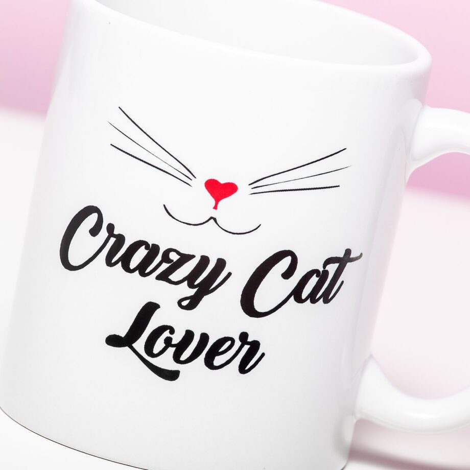 Gepersonaliseerde Mok Crazy Cat Lover