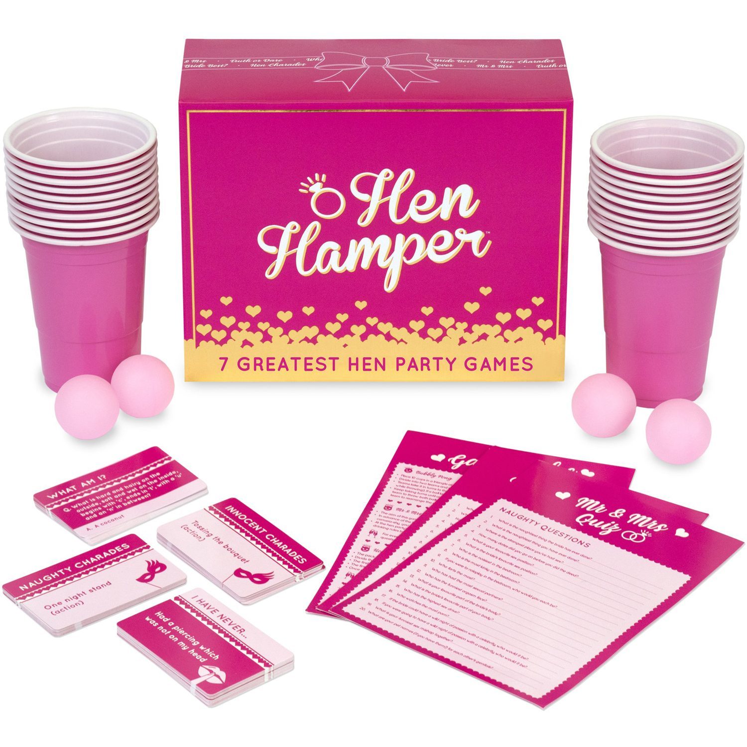 Gutter Games Hen Hamper vrijgezellenfeest speldoos