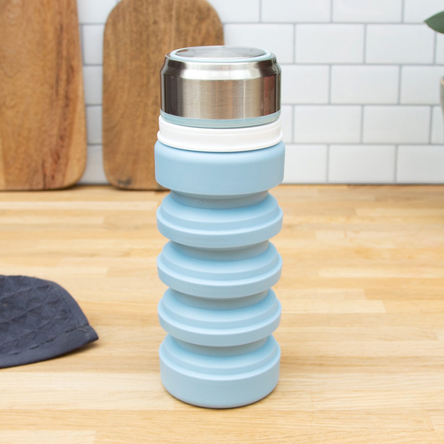 Opvouwbare Waterfles - Blauw Opvouwbare Waterfles - Blauw