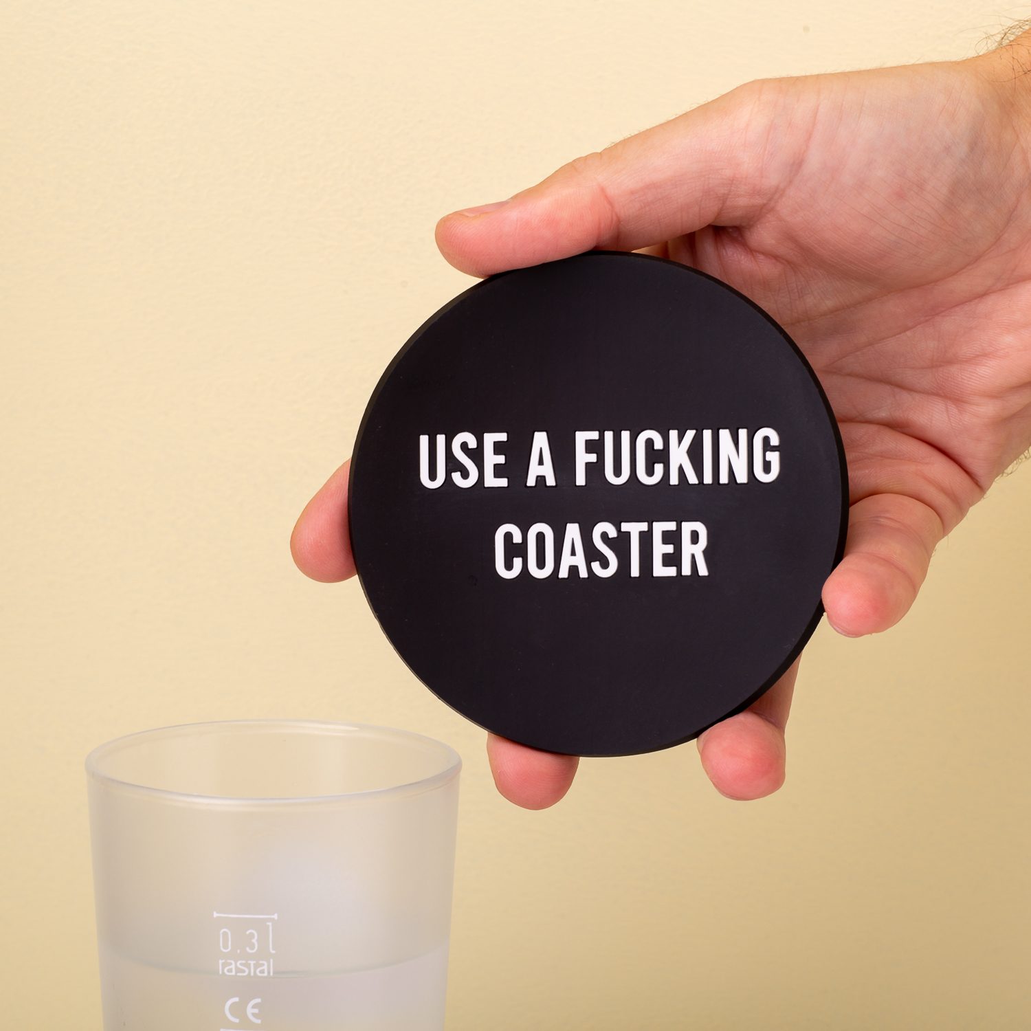 Use A Fucking Coaster Onderzetters (Set Van 4)