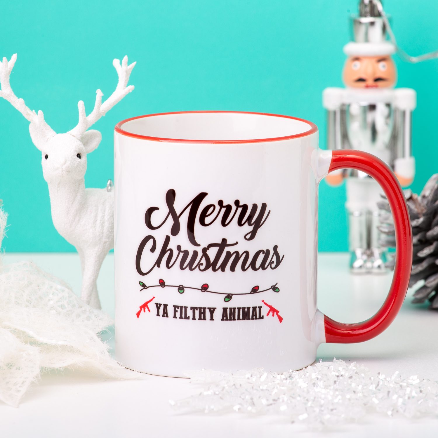 Mok Merry Christmas Ya Filthy Animal - Nutcrackers Mok Merry Christmas Ya Filthy Animal - Nutcrackers