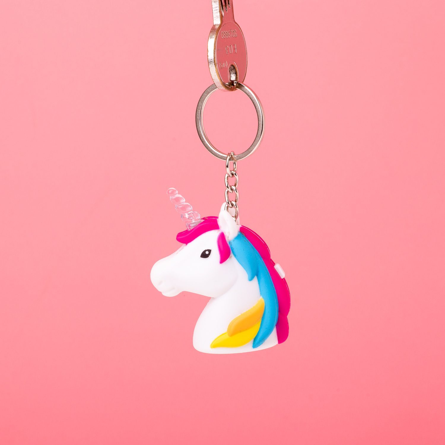 Eenhoorn Sleutelhanger Met Lampje