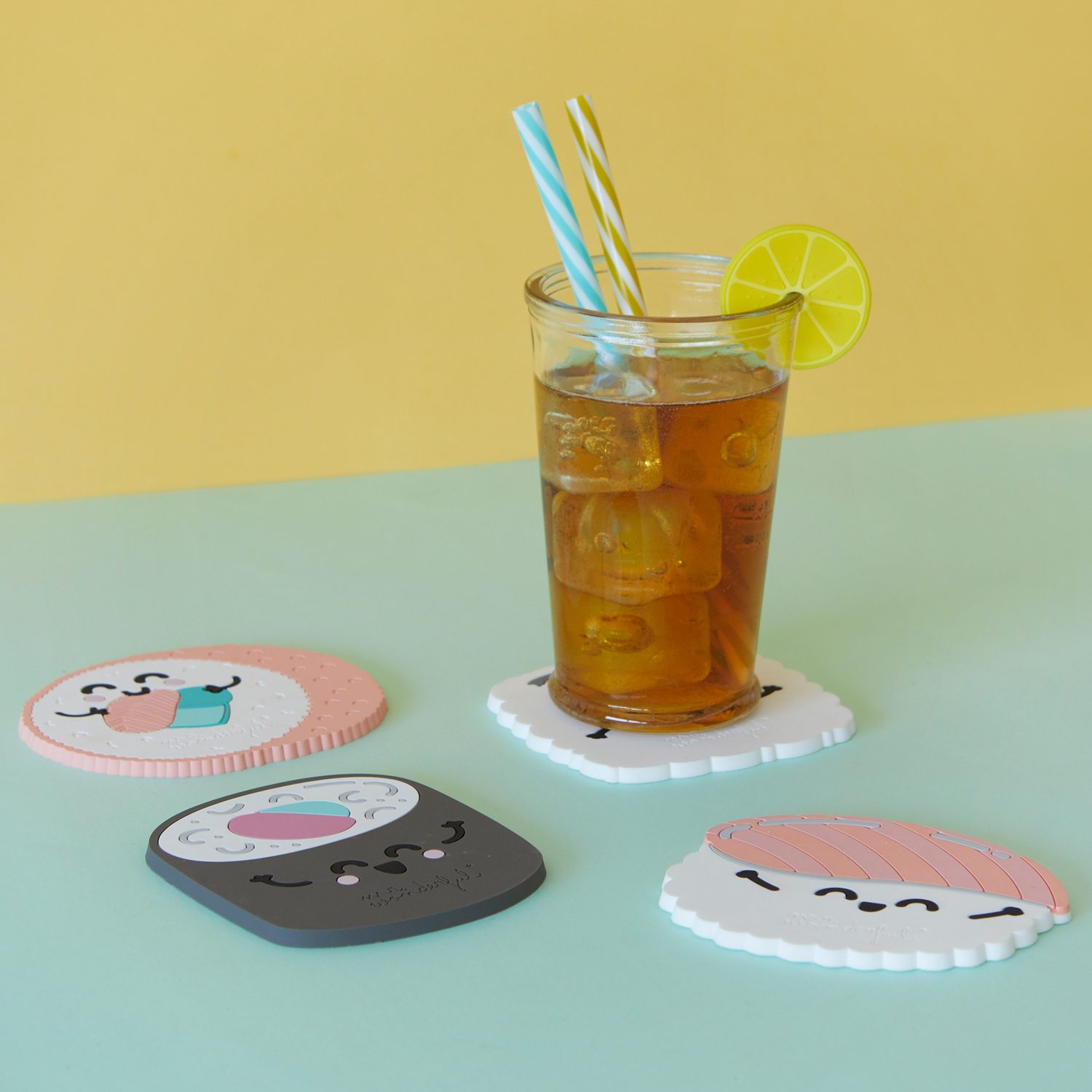 Balvi Kawaii Sushi Onderzetters (set Van 4)