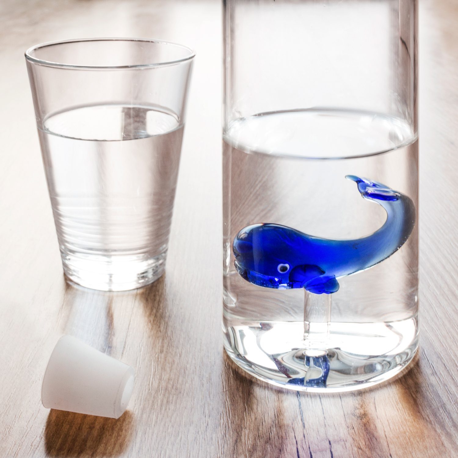 Balvi Waterfles - Blauwe Walvis