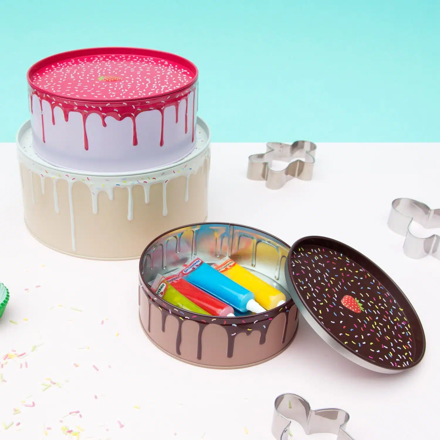 Taart Opbergcontainers (Set Van 3)