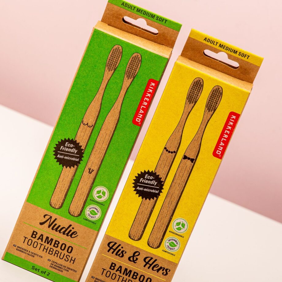 Bamboe tandenborstels (set van 2)