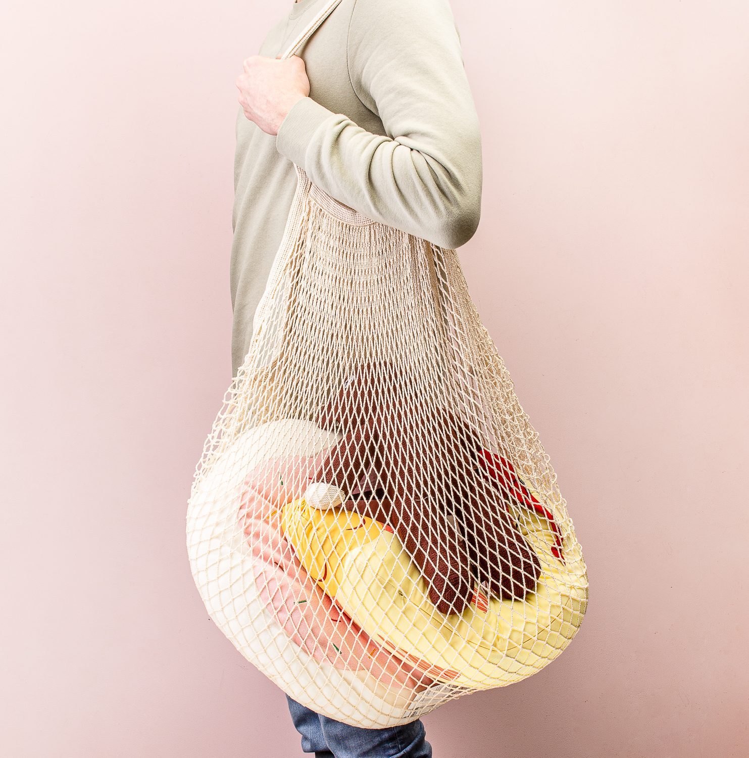 Xxl Boodschappennet - Beige