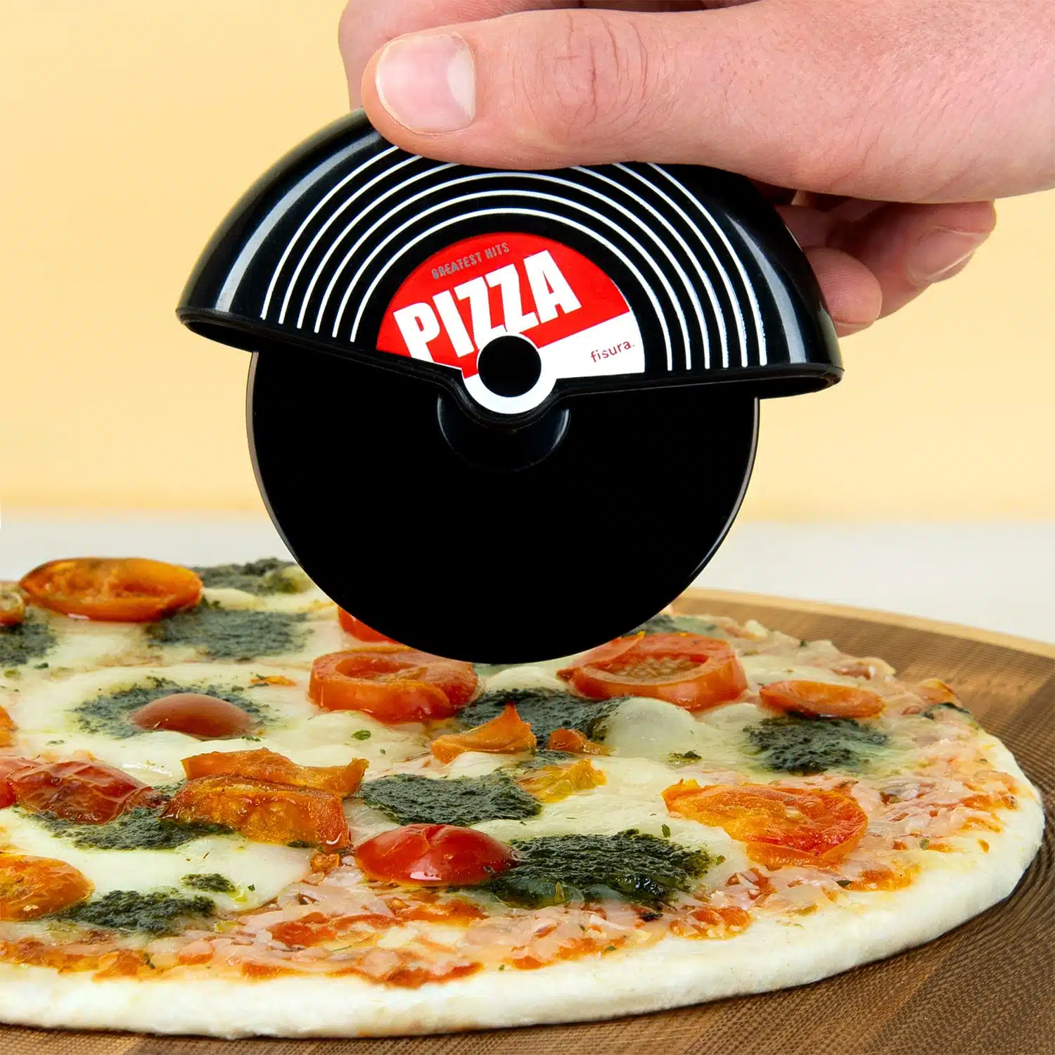 Vinyl pizzasnijder
