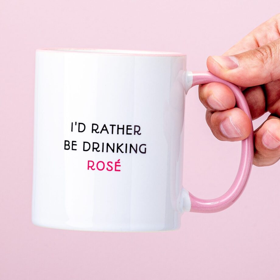 Gepersonaliseerde I'D Rather Be Drinking ... Mok