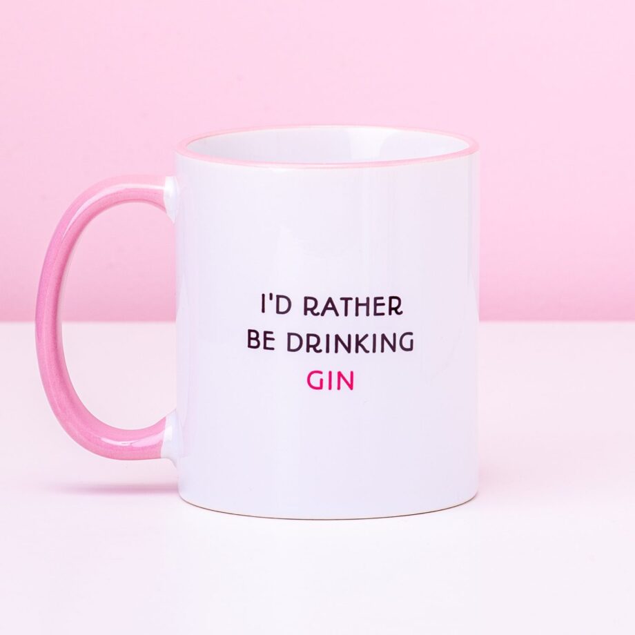Gepersonaliseerde I'D Rather Be Drinking ... Mok