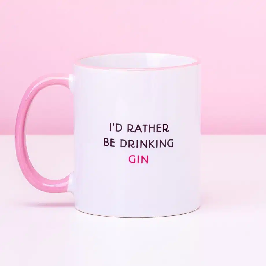 Gepersonaliseerde I'D Rather Be Drinking ... Mok