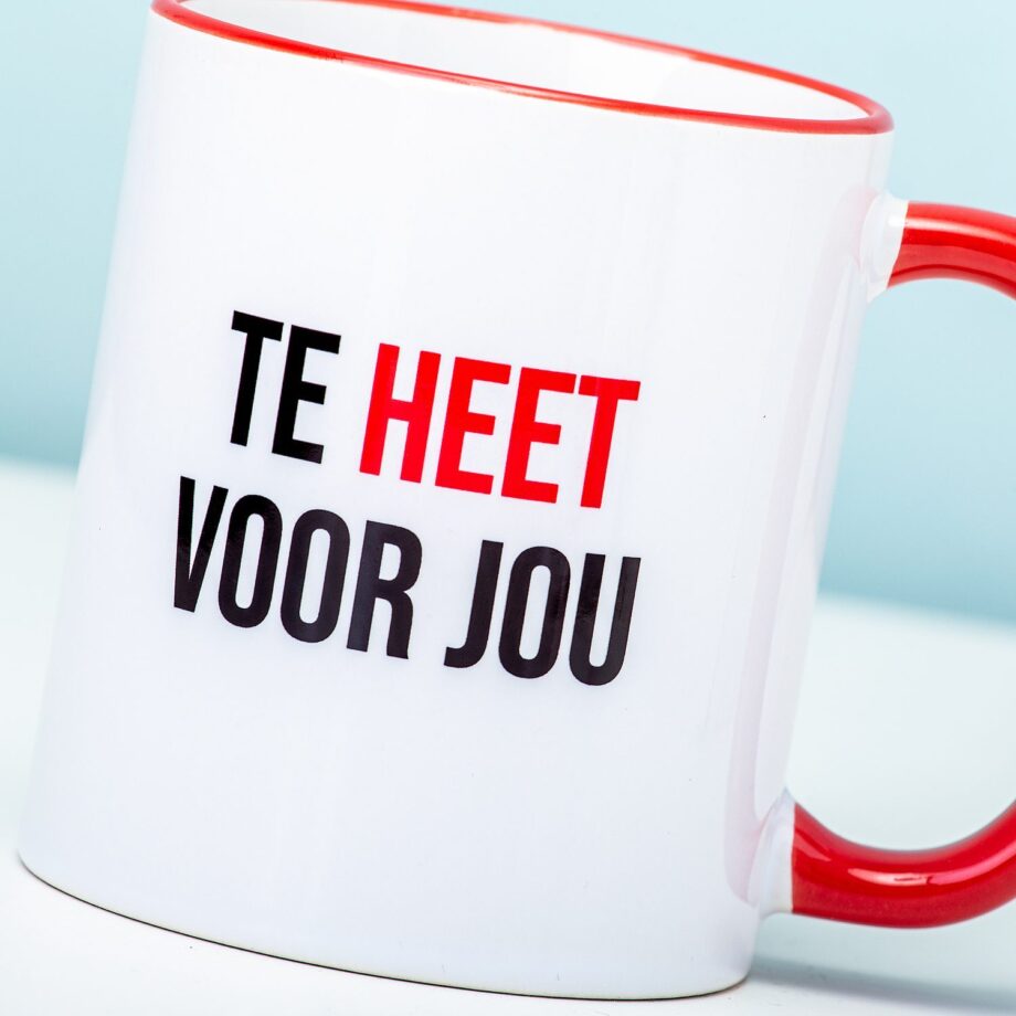 Te Heet Voor Jou Mok