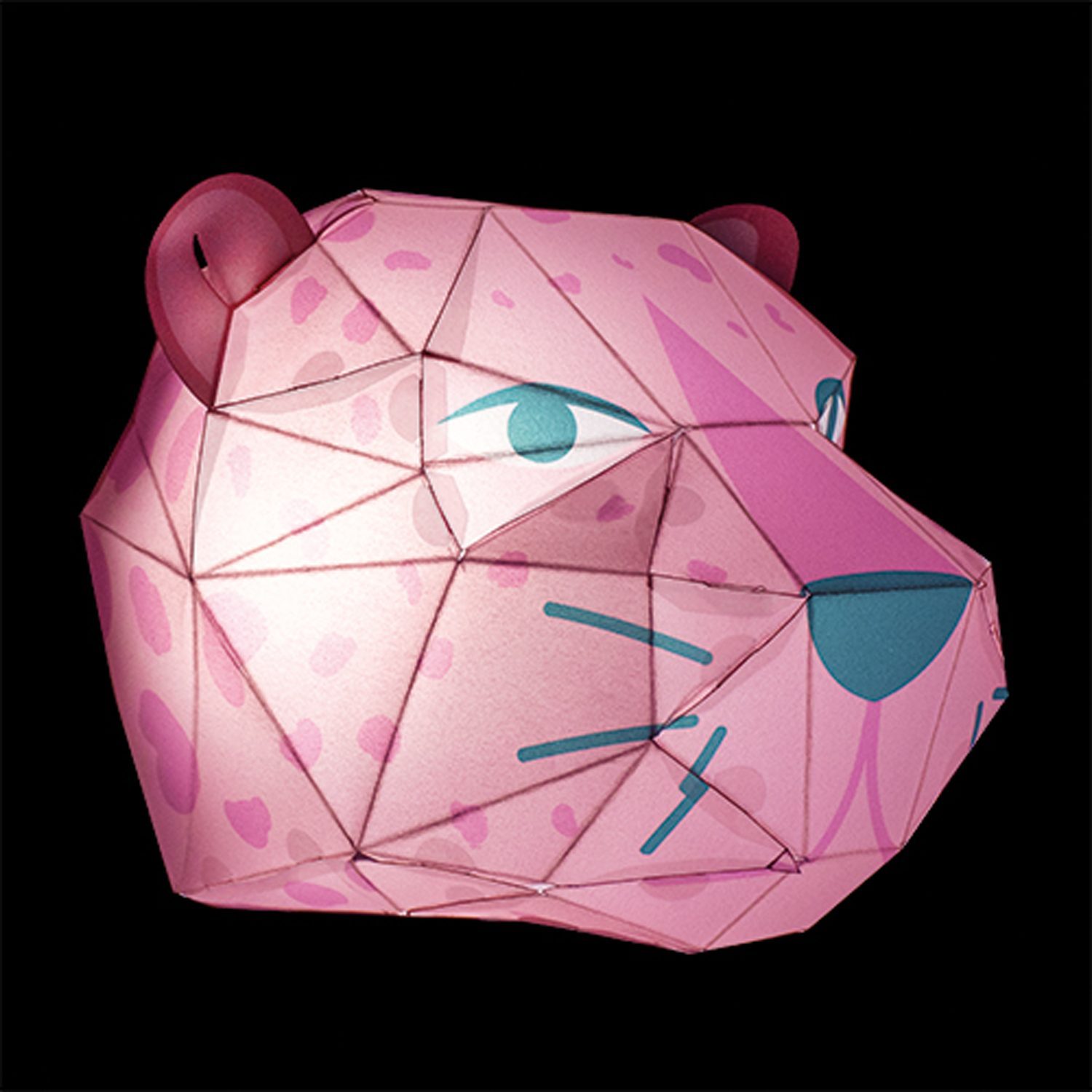 Fizz MYO Dierenlamp - Luipaardkop