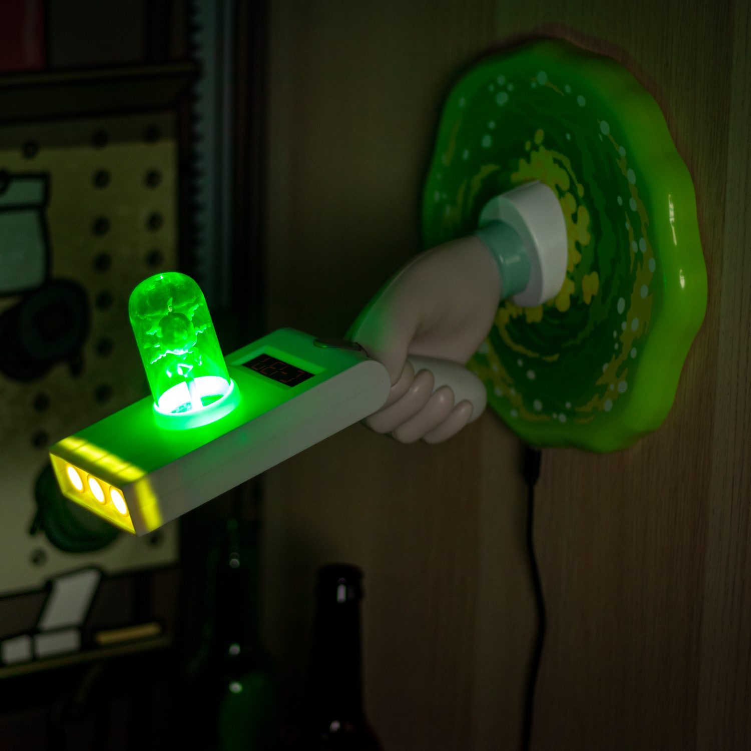 Rick And Morty Portal Gun Lamp