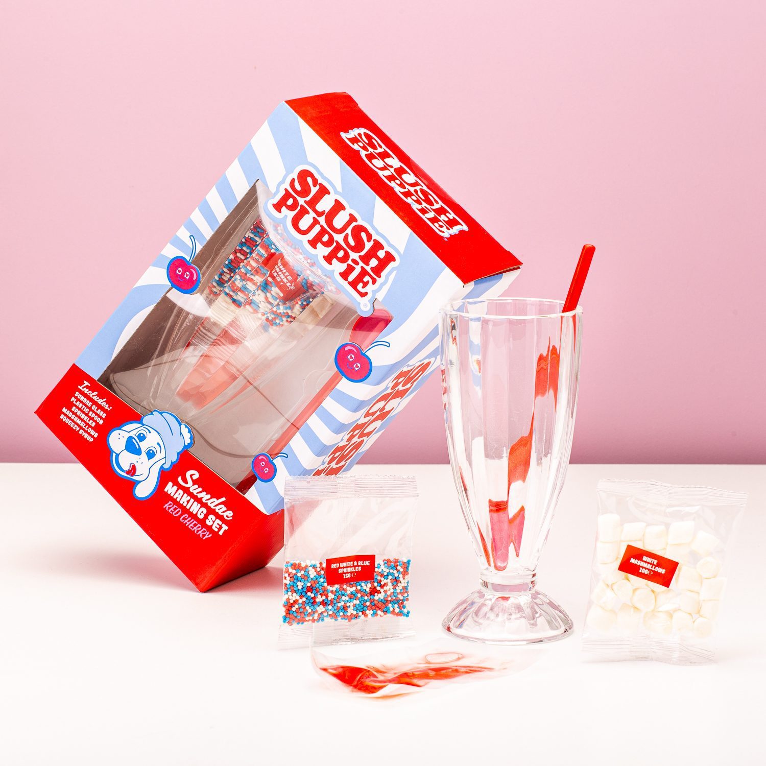 Slush Puppie Sundae Set - Red Cherry