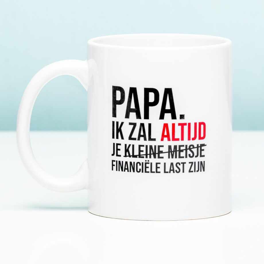Financiële last mok