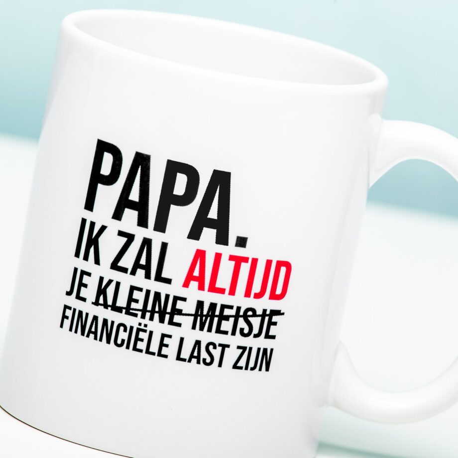 Financiële last mok