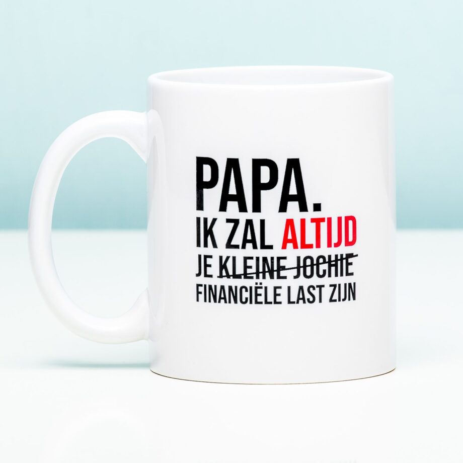 Financiële last mok